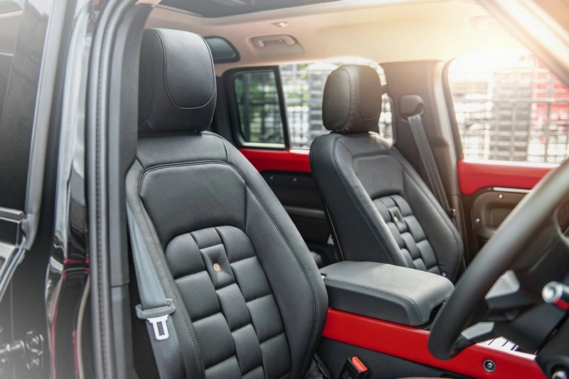 Project Kahn Environment 2: Upper & Lower Interior (Volcanic Red) for 2020+ Defender 110 - Image 8