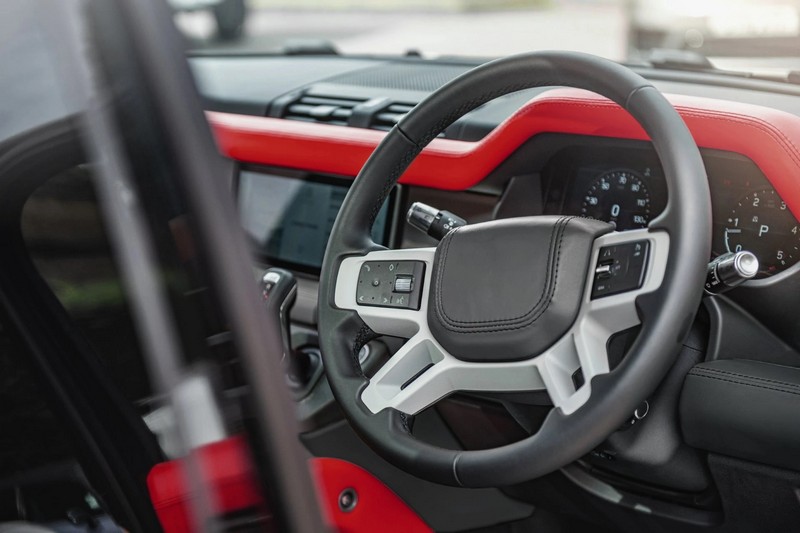 Project Kahn Environment 2: Upper & Lower Interior (Volcanic Red) for 2020+ Defender 110 - Image 5