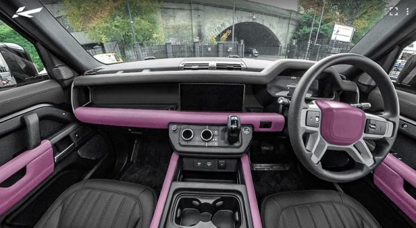 Project Kahn Environment 3: Middle & Lower Interior 360° Tour - Volcanic Pink for 2020+ Defender 110