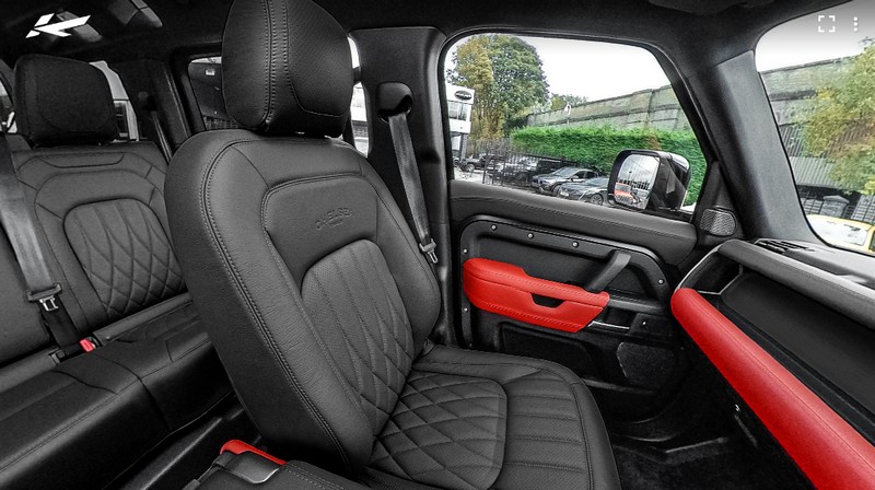 Project Kahn Environment 3: Middle & Lower Interior 360° Tour - Volcanic Red for 2020+ Defender 110 - Image 6