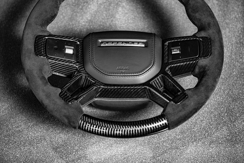 Project Kahn Full Carbon Steering Wheel for 2020+ Defender 90/110/130 - Image 3