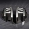 Project Kahn Exposed Carbon Rear Bumper Spats for 2020+ Defender 90/110