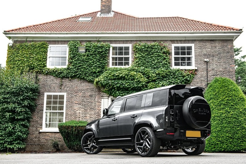 Project Kahn Quad Exhaust System for 2020+ Defender 110 V8 Petrol - Image 2