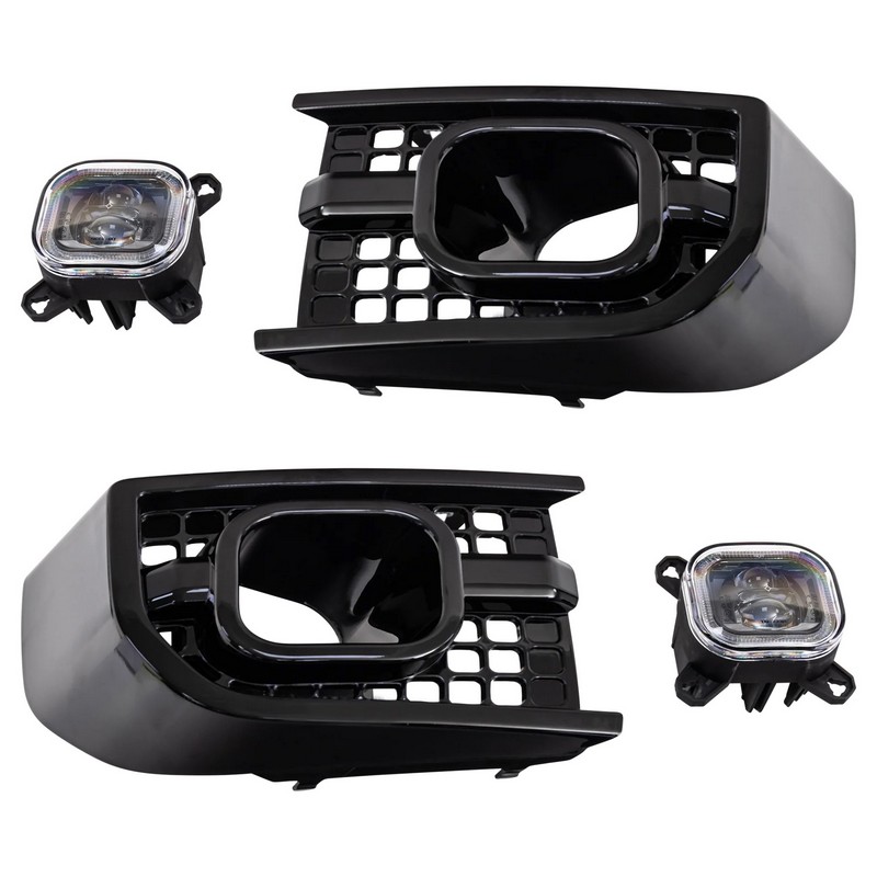URBAN Front Bumper Intakes with Powercube LED DRL's for 2020+ Defender 90/110/130 - Image 2