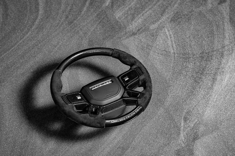 Project Kahn Chelsea Truck Company Full Carbon Steering Wheel for 2020+ Defender 90/110/130 - Image 16