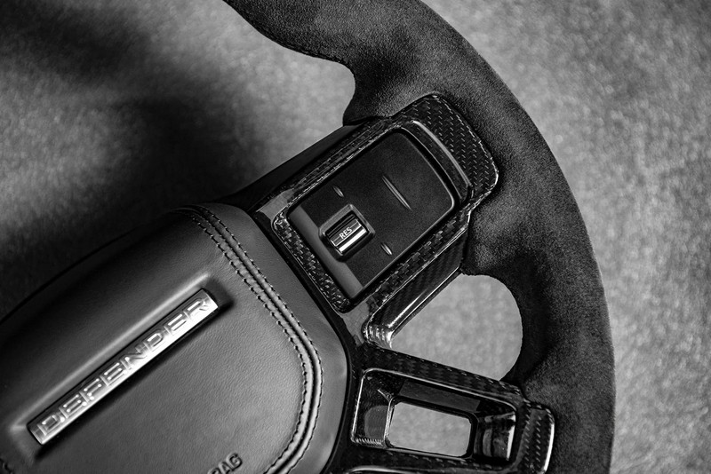 Project Kahn Chelsea Truck Company Full Carbon Steering Wheel for 2020+ Defender 90/110/130 - Image 15