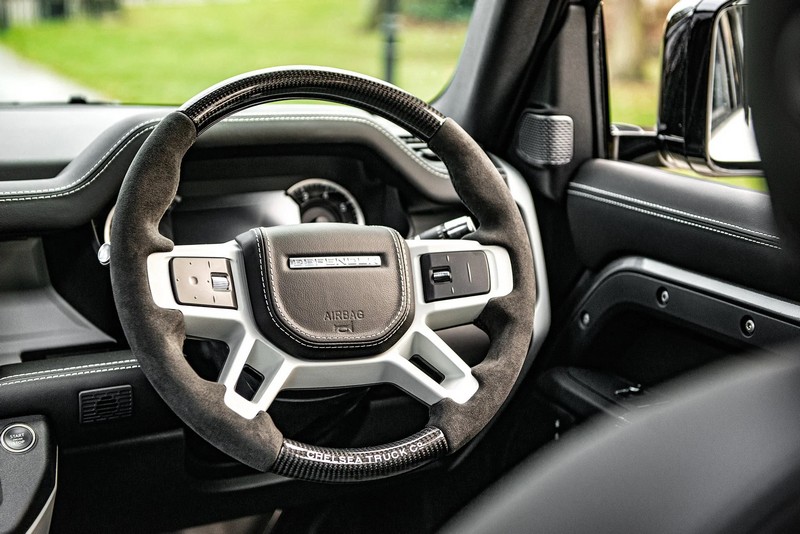Project Kahn Chelsea Truck Company Full Carbon Steering Wheel for 2020+ Defender 90/110/130 - Image 6