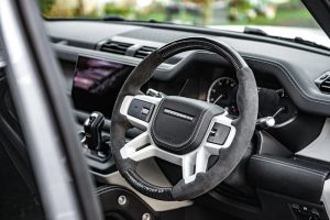 Project Kahn Chelsea Truck Company Full Carbon Steering Wheel for 2020+ Defender 90/110/130 - Image 5