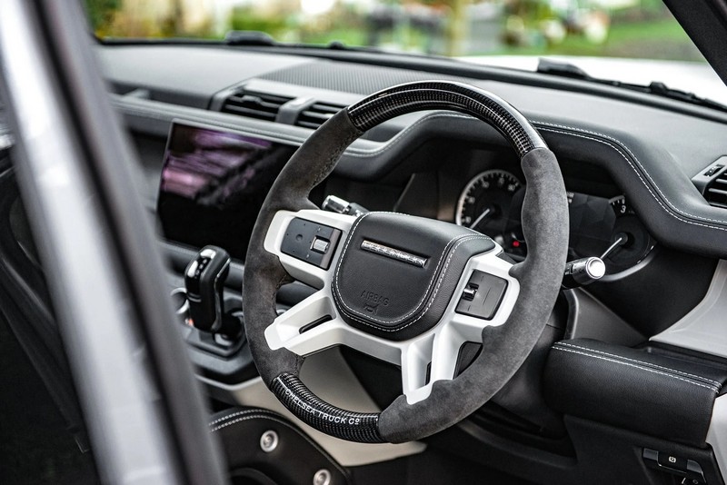 Project Kahn Chelsea Truck Company Full Carbon Steering Wheel for 2020+ Defender 90/110/130 - Image 5