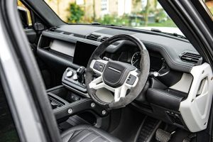 Project Kahn Chelsea Truck Company Full Carbon Steering Wheel for 2020+ Defender 90/110/130 - Image 3
