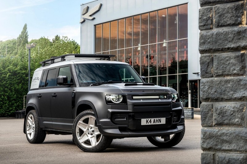 Project Kahn Front Grille with Twin LED Lightbar for 2020+ Defender 90/110/130 - Image 4