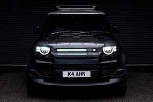 Project Kahn Front Grille with Twin LED Lightbar for 2020+ Defender 90/110/130