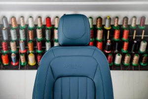 Project Kahn Comfort Leather Interior Volcanic Blue - Designo Design for 2020+ Defender 130 - Image 3