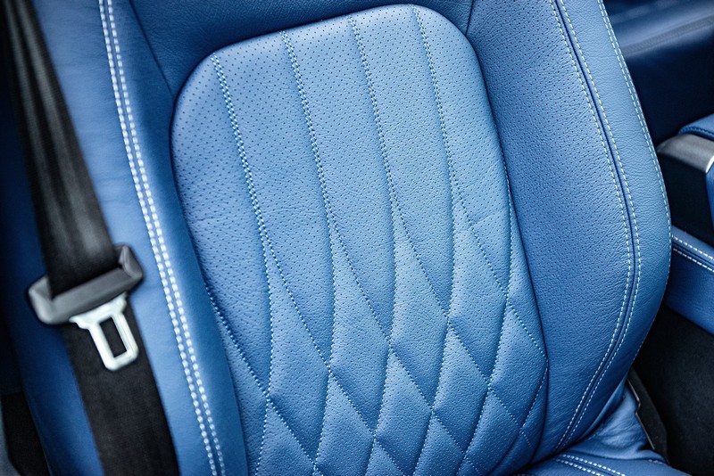 Project Kahn Comfort Leather Interior Volcanic Blue - Designo Design for 2020+ Defender 130 - Image 4