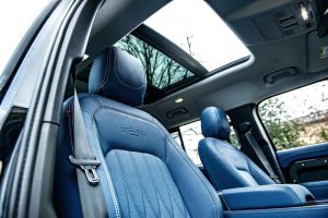 Project Kahn Comfort Leather Interior Volcanic Blue - Designo Design for 2020+ Defender 130 - Image 8
