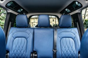 Project Kahn Comfort Leather Interior Volcanic Blue - Designo Design for 2020+ Defender 130 - Image 6