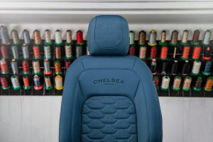 Project Kahn Comfort Leather Interior - Volcanic Blue for 2020+ Defender 110 - Image 5