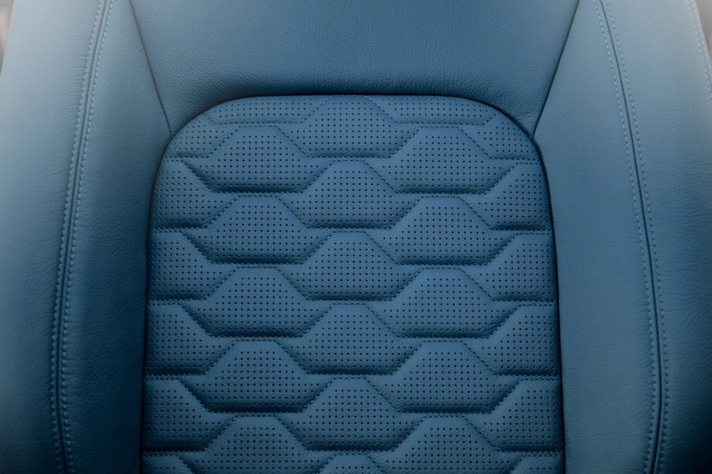 Project Kahn Comfort Leather Interior Volcanic Blue - Clam Shell Design for 2020+ Defender 130 - Image 5
