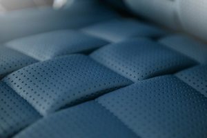 Project Kahn Comfort Leather Interior Volcanic Blue - 3D Modular Design for 2020+ Defender 130 - Image 7