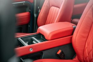 Project Kahn Comfort Leather Interior Volcanic Red - Designo Design for 2020+ Defender 130 - Image 15