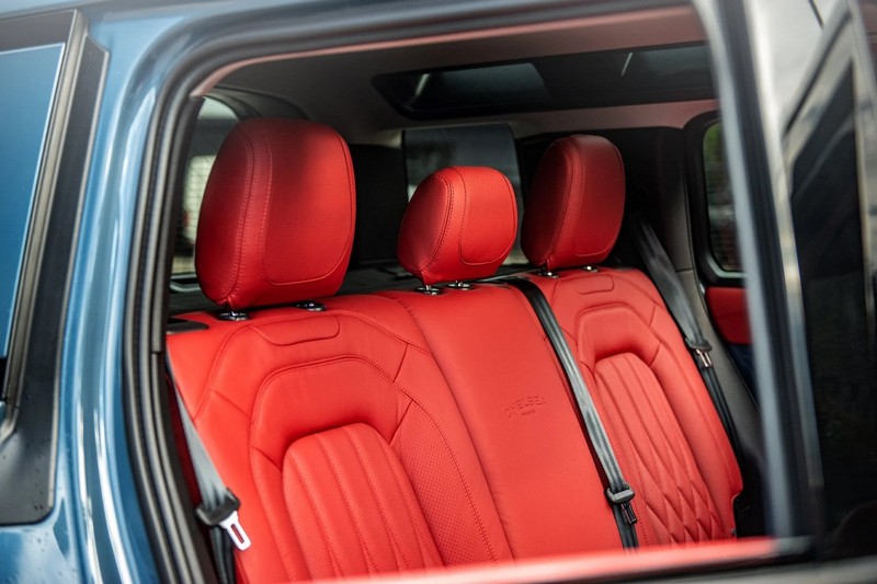 Project Kahn Comfort Leather Interior Volcanic Red - Designo Design for 2020+ Defender 130 - Image 12
