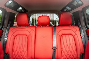 Project Kahn Comfort Leather Interior Volcanic Red - Designo Design for 2020+ Defender 130 - Image 10