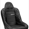 Corbeau Baja JP Black Vinyl/Black HD Vinyl Fixed Back Suspension Seat