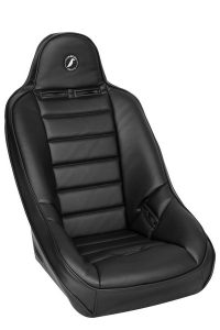 Corbeau Baja Ultra Black Vinyl Wide Suspension Seat