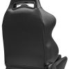 Corbeau LG1 Black Vinyl/Cloth - Reclining Seat - Image 3