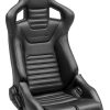 Corbeau RRB Black Vinyl/Carbon Vinyl - Reclining Seat