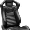 Corbeau RRS Black Vinyl/Carbon Vinyl - Reclining Seat