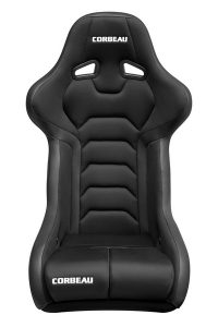 Corbeau FX1 Pro Black Cloth/Vinyl - Fixed Back Racing Seat - Image 5
