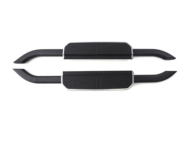 Land Rover Defender Fixed Side Step (Silver edge) for 2020+ Defender 90