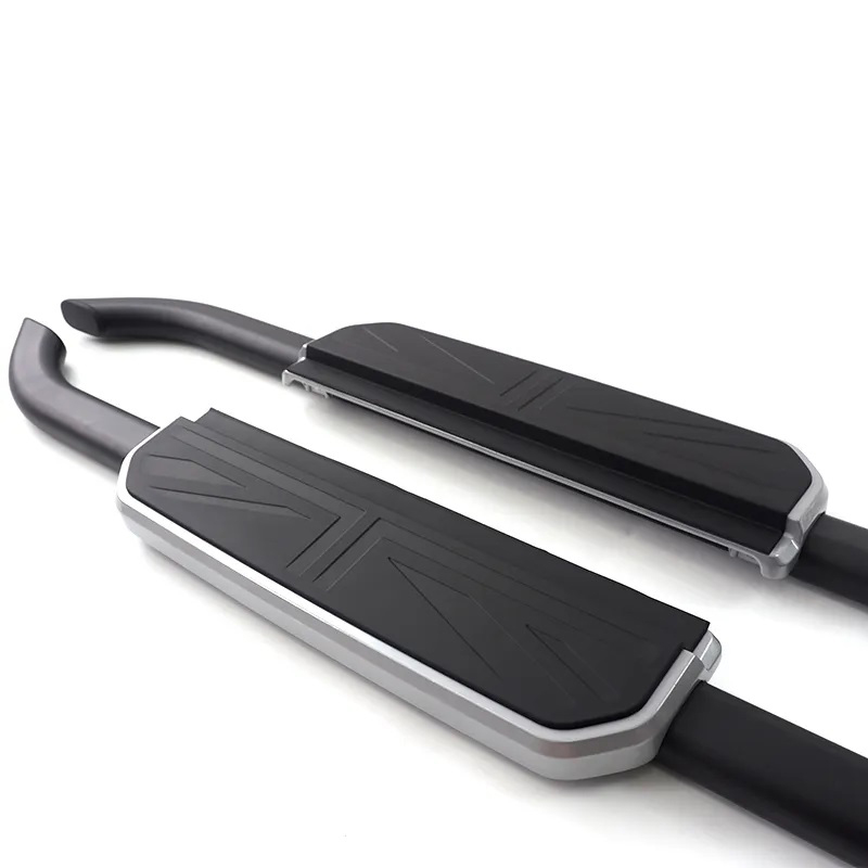 Land Rover Defender Fixed Side Step (Silver edge) for 2020+ Defender 90 - Image 2