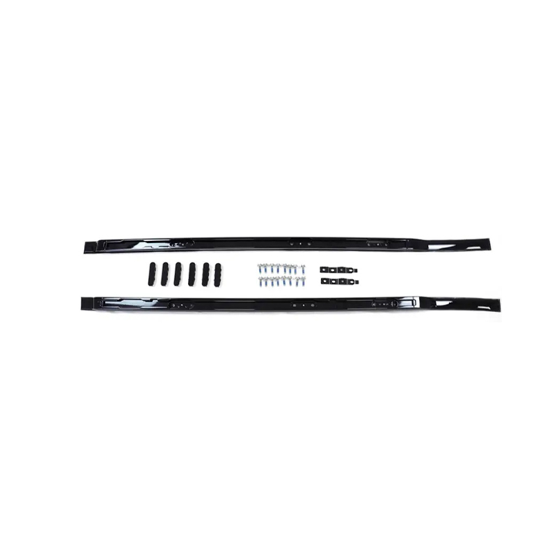 Land Rover Defender Rack Roof Rails Luggage (Black) for 2020+ Defender 90