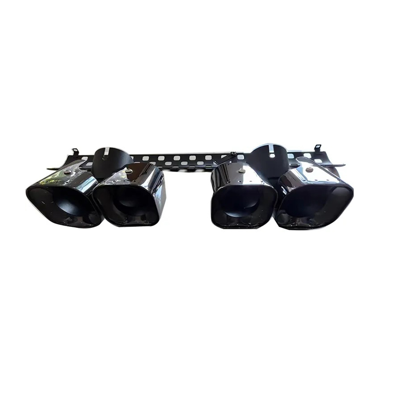 Land Rover Defender Black Square Exhaust Pipe with Grille for 2020+ Defender 90/110
