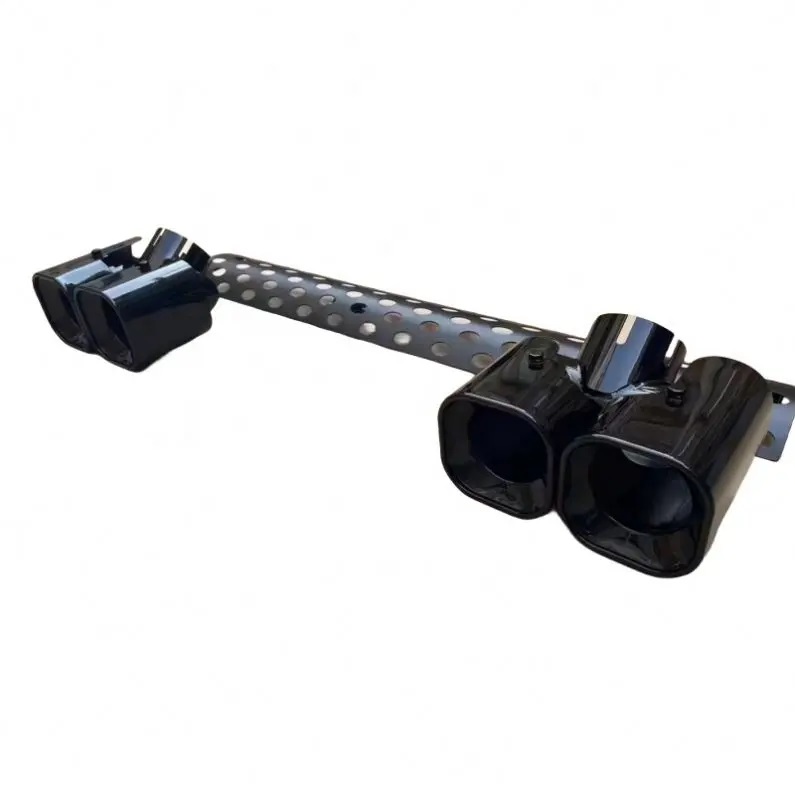 Land Rover Defender Black Square Exhaust Pipe with Grille for 2020+ Defender 90/110 - Image 4