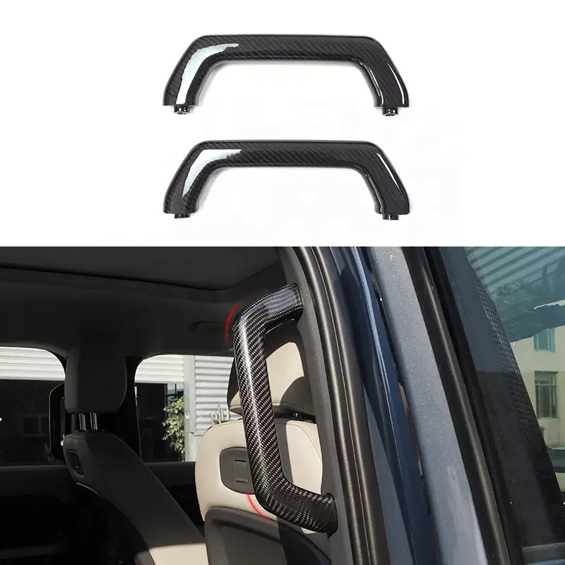 Land Rover Defender Carbon Fiber B-Pillar Side Handle Cover for 2020+ Defender 110 - Image 4