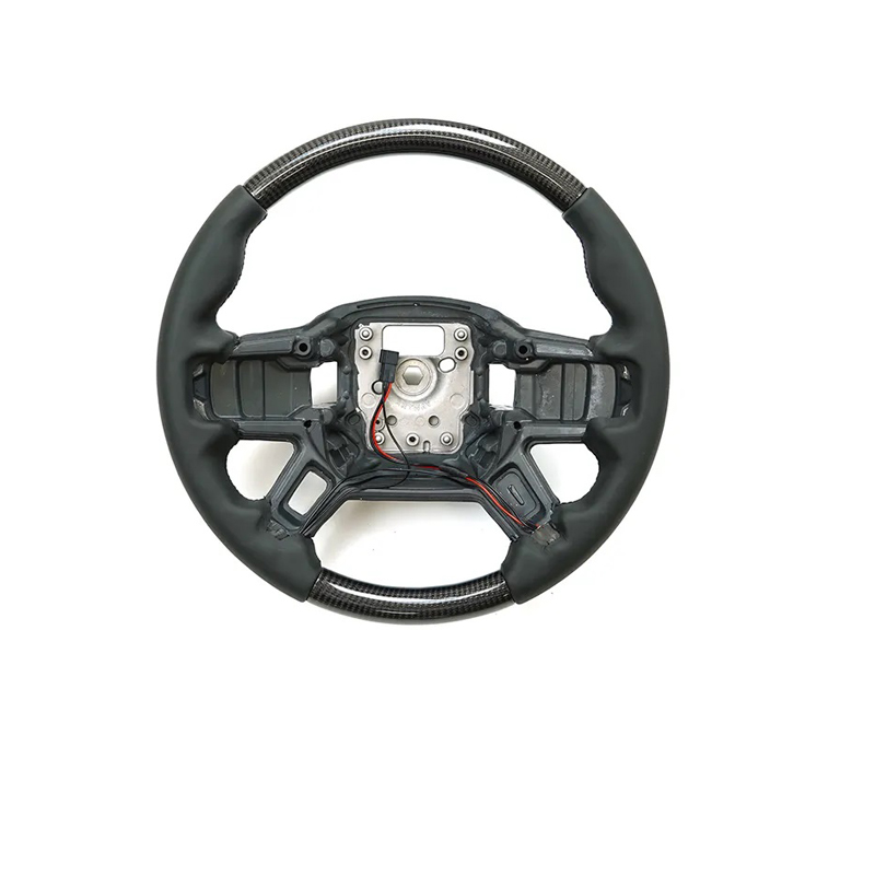 Land Rover Defender Carbon Fiber+Nappa with holes Steering Wheel for 2020+ Defender 90/110