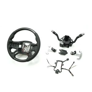 Land Rover Defender Carbon Fiber+Nappa with holes Steering Wheel for 2020+ Defender 90/110 - Image 4