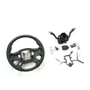 Land Rover Defender Carbon Fiber+Nappa with holes Steering Wheel for 2020+ Defender 90/110 - Image 3