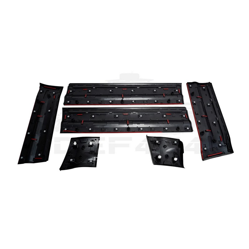 Land Rover Defender Door Panel Kit (Gloss Black) for 2020+ Defender 110 - Image 3