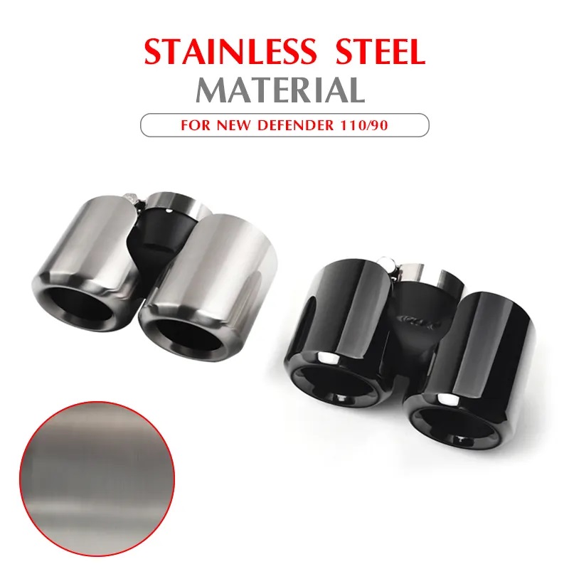 Land Rover Defender Exhaust Muffler Pipe (Silver) for 2020+ Defender 90/110 - Image 3