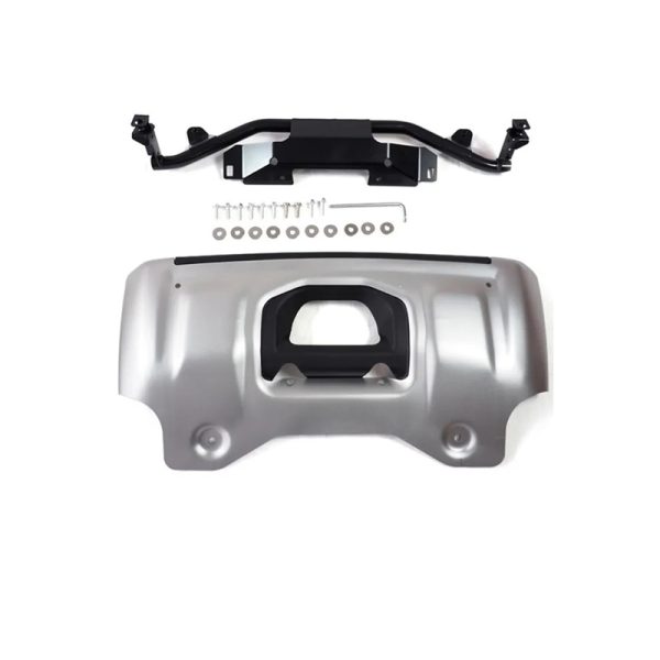 Land Rover Defender Front Bottom Bumper Guard (Silver) for 2020+ Defender 90/110