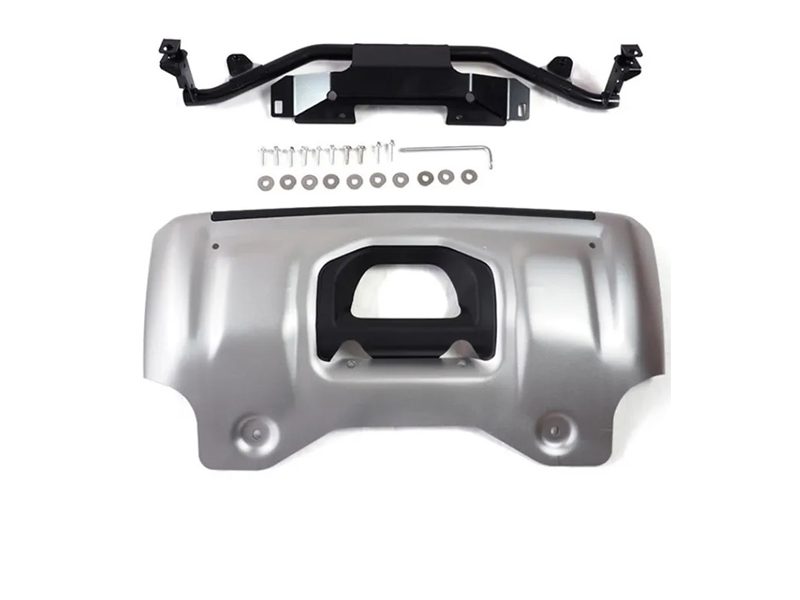 Land Rover Defender Front Bottom Bumper Guard (Silver) for 2020+ Defender 90/110