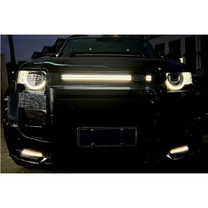 Land Rover Defender Front Bumber Grille with LED Lights for 2020+ Defender 90/110 - Image 4