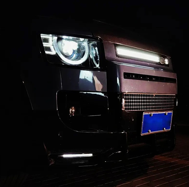 Land Rover Defender Front Bumber Grille with LED Lights for 2020+ Defender 90/110 - Image 5