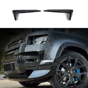 Land Rover Defender Front Bumper Lip Glossy Black Splitter Fin for 2020+ Defender 90/110 - Image 2