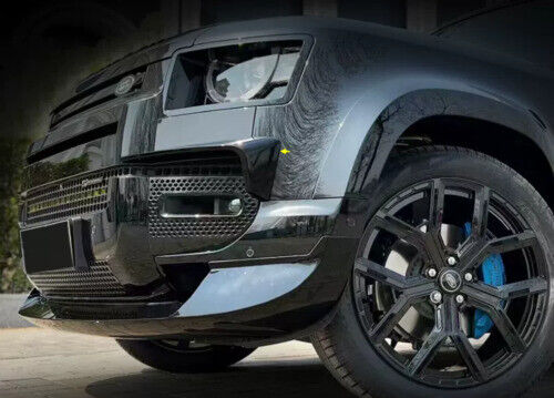 Land Rover Defender Front Bumper Lip Glossy Black Splitter Fin for 2020+ Defender 90/110 - Image 3