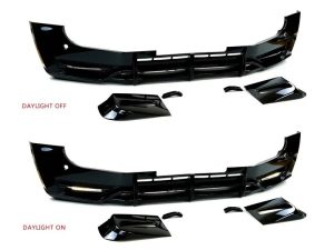 Land Rover Defender Gloss Black Front Lip Kit for 2020+ Defender 90/110 - Image 3